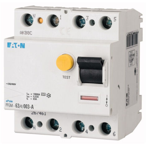 Interrupteur différentiel PFGM 4x40A 300mA type AC (000264302)
