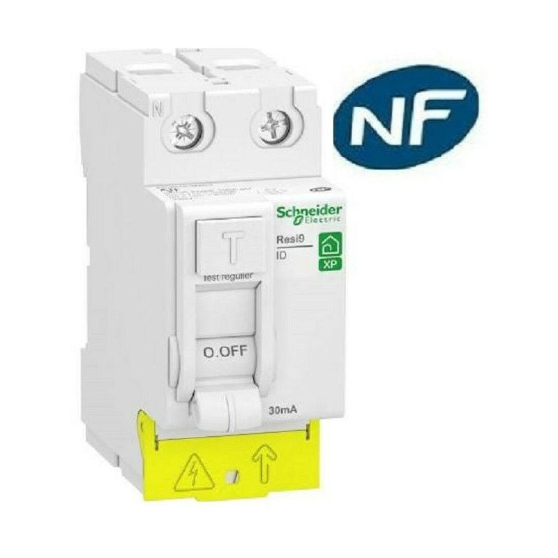 Interrupteur différentiel Resi9 2P 63A 30ma - ac Schneider R9PRC263-221132373