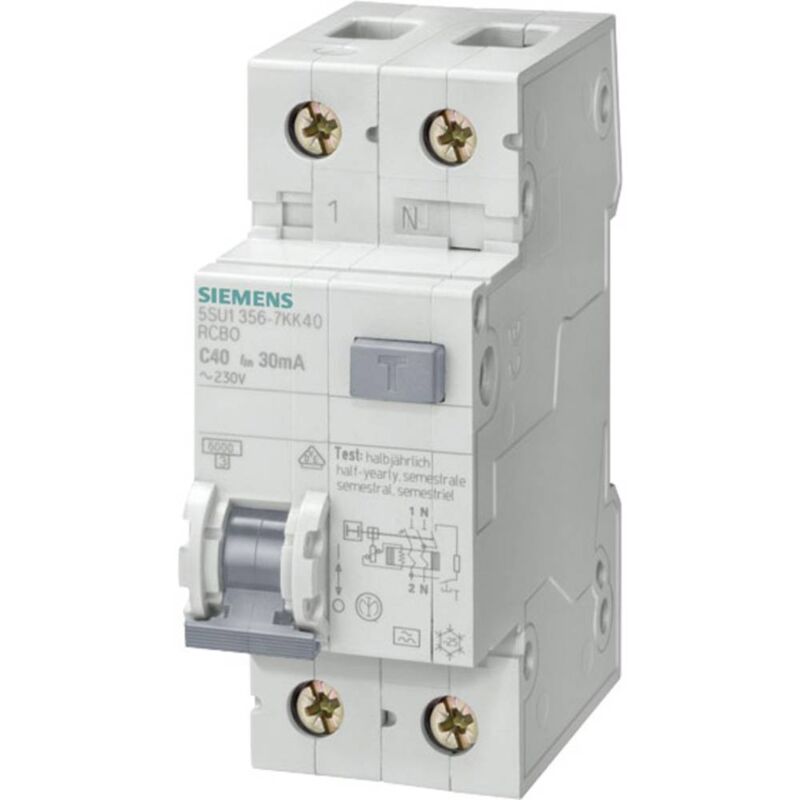 5SU13567KK13 Interrupteur différentiel 1 pôle 13 a 0.03 a 230 v X95414 - Siemens