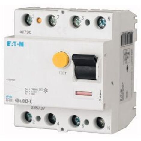 Interrupteur différentiel type A/S 10kA 40A/4pol/300mA (40A vs)