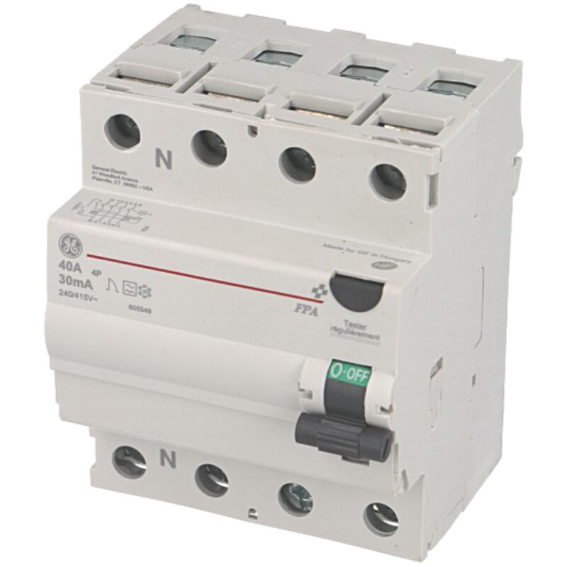 Interrupteur différentiel 4P - Type ac 40A 30MA