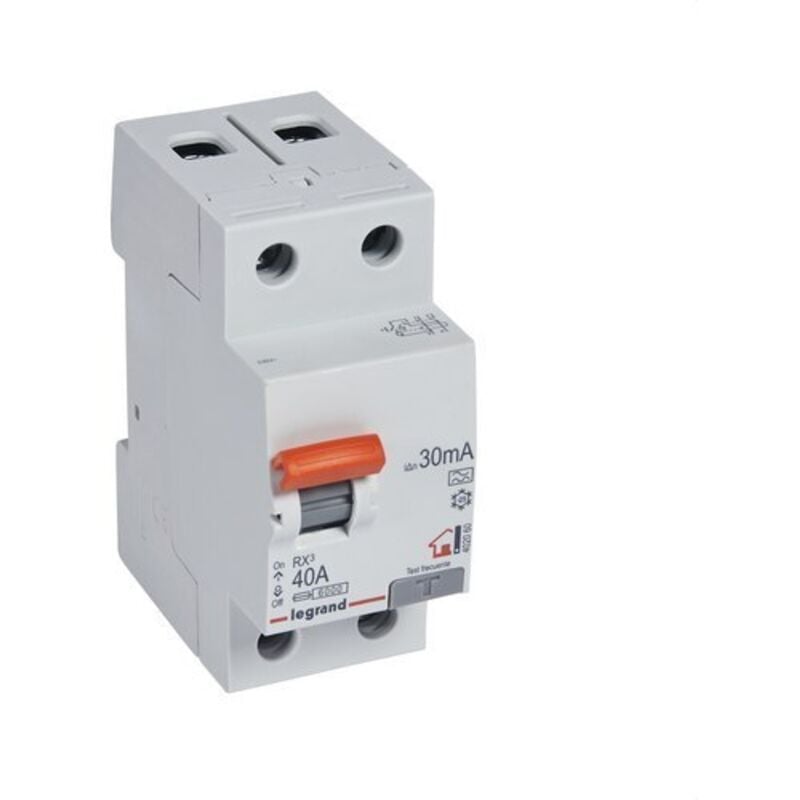 LEGRAND 402060 Boîtier différentiel LEXIC 2P, 230V, 30mA, 40A, type A