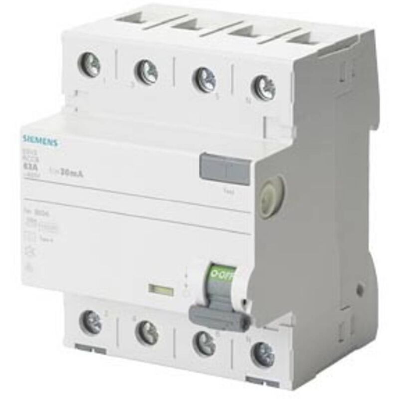 5SV33443 5SV3344-3 Interrupteur différentiel f 40 a 0.03 a 400 v - Siemens