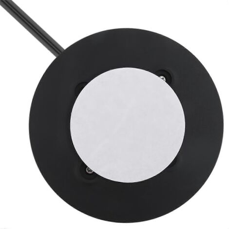 Interrupteur d'ordinateur avec effet lumineux RGB, interrupteur d'alimentation externe (noir)