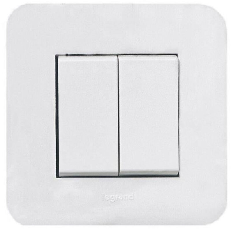 Legrand - Les commandes double va-et-vient 10 a fixation vis