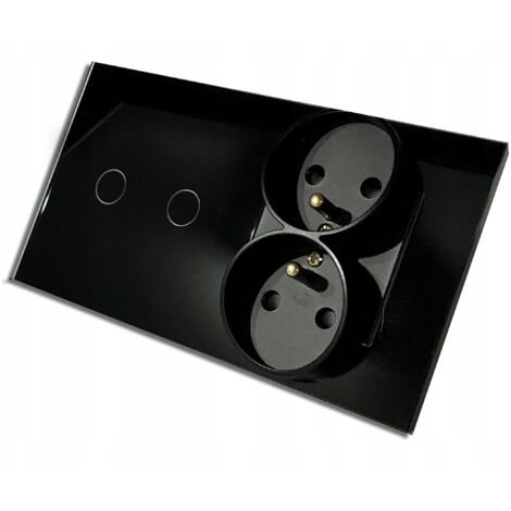 INTERRUPTEUR DOUBLE TACTILE 2K DOUBLE PRISE