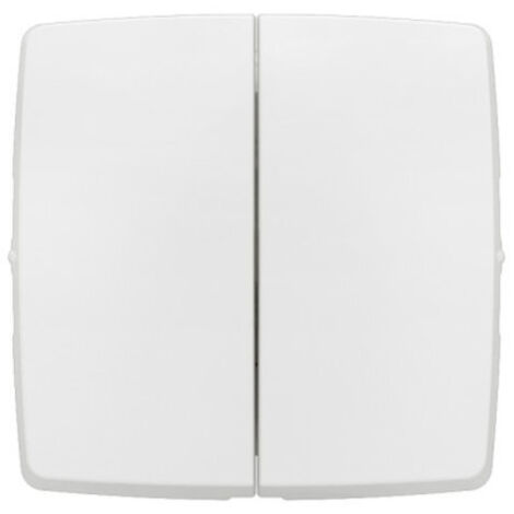 Legrand – Interrupteur va et vient composable 86120L – Saillie blanche – Borne automatique – Résistance IK04 – Installation simple