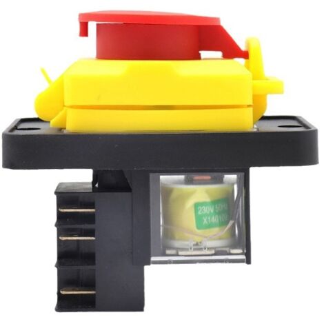 Interrupteur électromagnétique 6 broches KJD12-14  Bouton d'arrêt d'urgence étanche, protection contre les sous-tensions et les surcharges, contrôleur de protection pour moteurs industriels