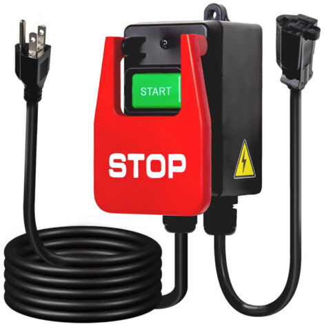 Interrupteur électromagnétique KLD-28A 5 broches 16A 250V, contacteur de moteur industriel haute puissance autobloquant de 5 kW, interrupteur à verrouillage magnétique sans alimentation.