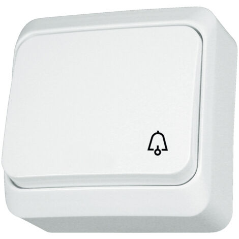 Interrupteur en saillie « cloche » blanc Prima