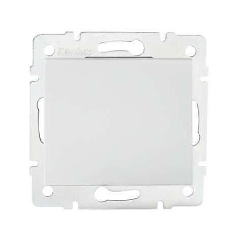 Interrupteur Encastrable Simple LOGI Blanc