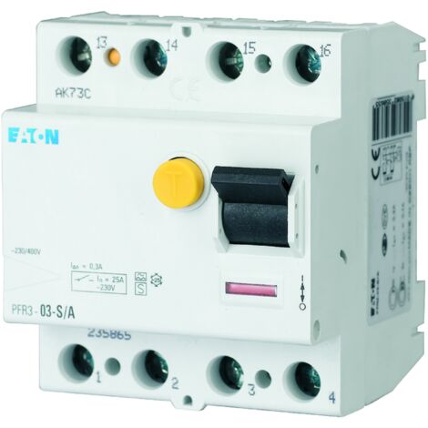 Interrupteur FI type A/S 10kA 40A/4pol/100mA 235467