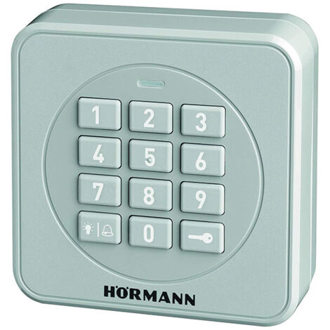 Interrupteur, Filaire, FCT 3-1 BS, Clavier à codes, Gris, pour Porte de Garage