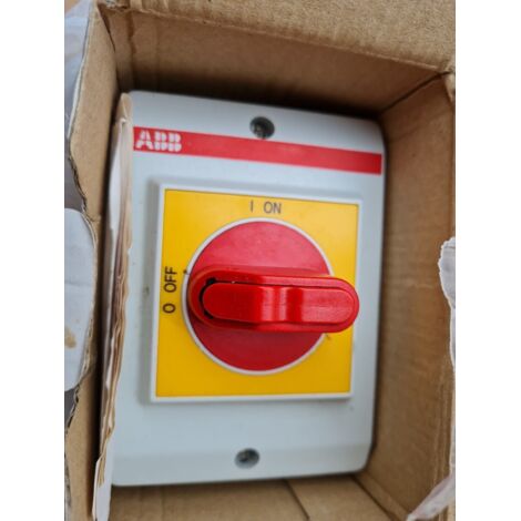 INTERRUPTEUR GENERAL 16A 3P IP65 ABB APPARENT ‚àö√¢TANCHE 003063