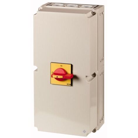 Interrupteur général 6 pôle + 1 Contact F + 1 Contact O 315 A Fonctions d'ARRÊT D'URGENCE 90 ° EATON T8-3-8342/I48/SVB/HI11