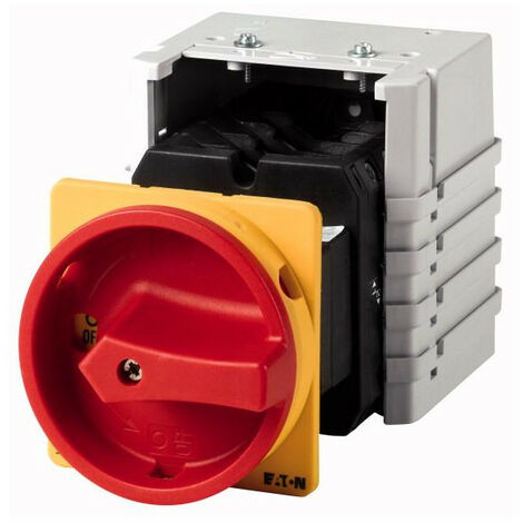 Interrupteur général 9 pôle 100 A Fonctions d'ARRÊT D'URGENCE 90 ° Encastrement / Montage encas EATON T5-5-8345/V/SVB