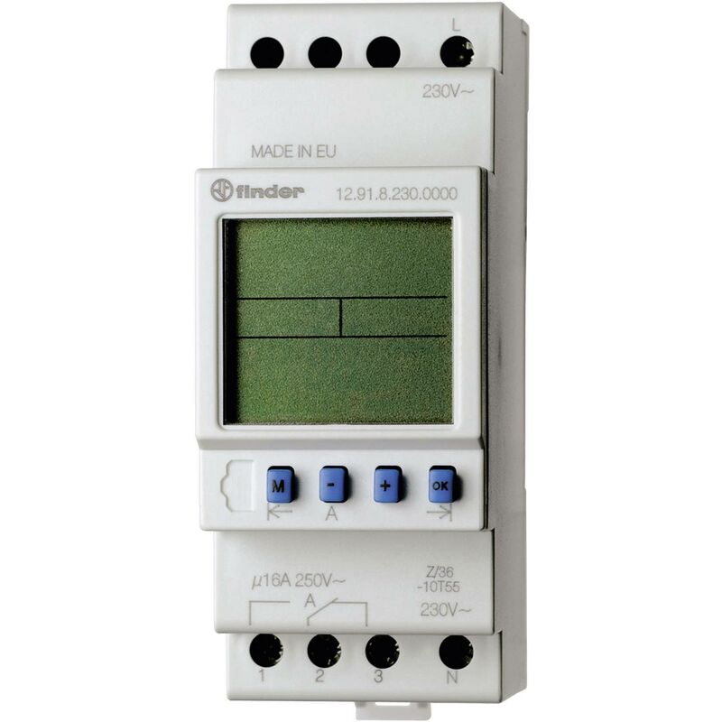 Interrupteur horaire n/a 16 a Finder 12.91.8.230.0000 S78724