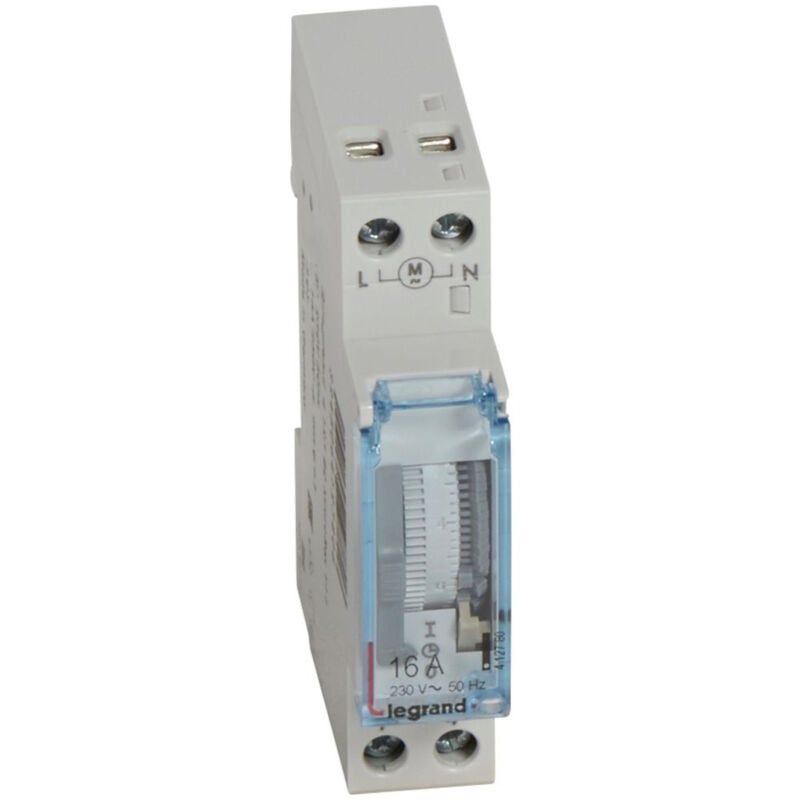Interrupteur Horaire Analogique Journalier 1 Module LEGRAND 412780