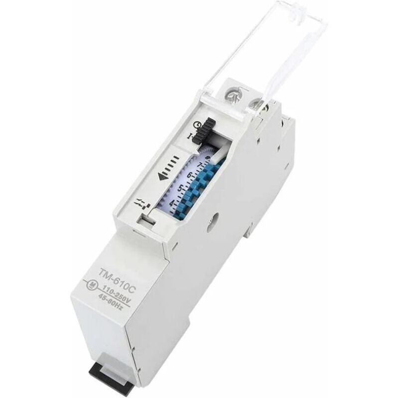 Interrupteur horaire de Rail Interrupteur de Commande de synchronisation de Rail din Intelligent Relais de minuterie TM610C 220V pour réverbère