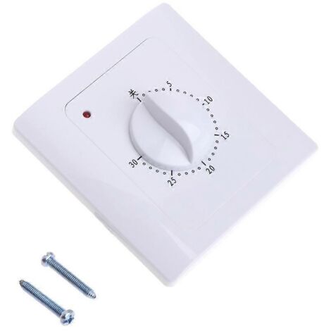 Interrupteur horaire, interrupteur lumineux, minuteur à compte à rebours, minuterie numérique
