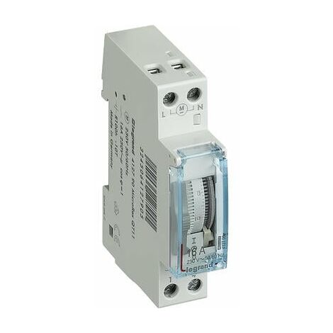 Interrupteur Horaire journalier Analogique Manuel 1 Module LEGRAND 412790