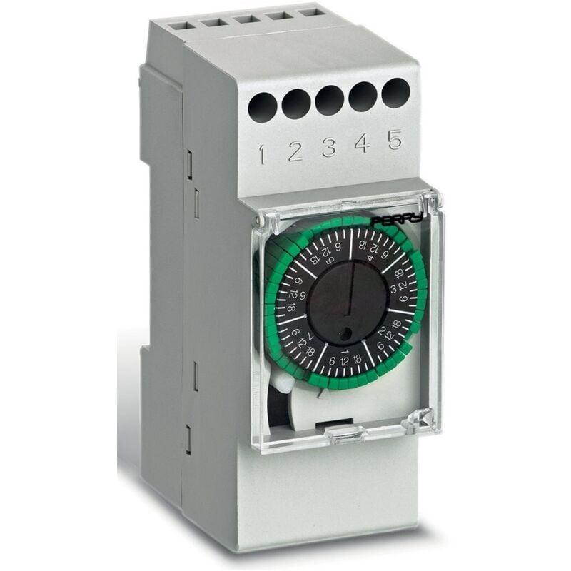 1IO0024 Minuterie analogique programme hebdomadaire 3500 w IP20 réserve de marche - Wallair