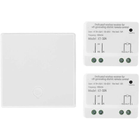 Interrupteur intelligent, interrupteur à 2 ou 3 voies pour lampe domestique - B