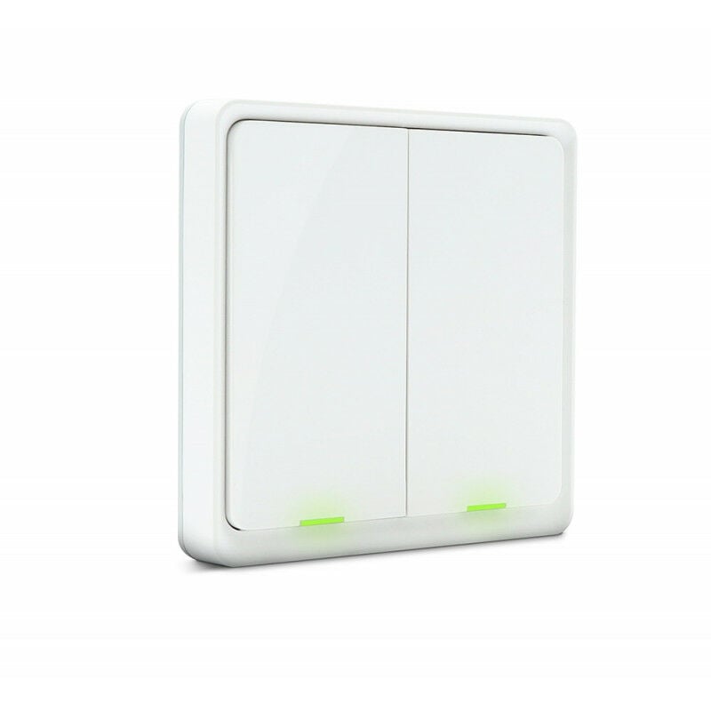 Metronic - Interrupteur intelligent sans fil 2 boutons Zigbee