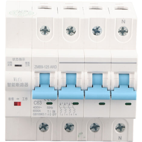 Interrupteur Intelligent WiFi 4P avec Télécommande Sans Fil 400V 63A
