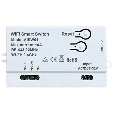 Interrupteur intelligent WiFi, minuterie DIY, télécommande intelligente