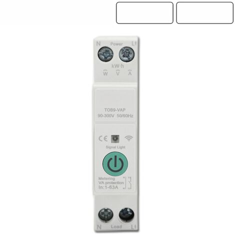 Interrupteur intelligent WiFi Tuya portable pour domotique, contrôle de minuterie et commande vocale, compatible avec Google Assistant et