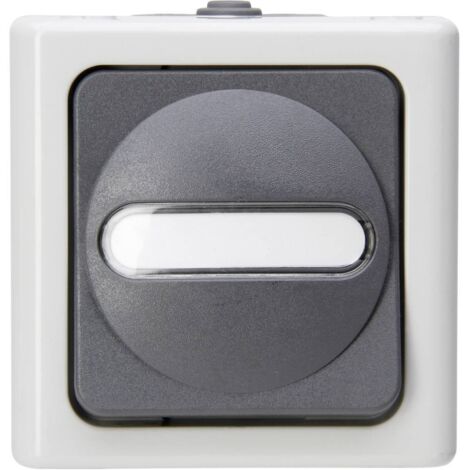 Interrupteur, Interrupteur va-et-vient Kopp 560656006 BlueElectric gris X924591