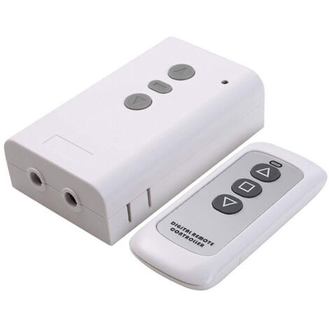 Interrupteur inverseur 220V - Contrôleur intelligent store/porte garage + télécommande - Compatible moteur AC - Facile à programmer - Propriétaires domiciliaires