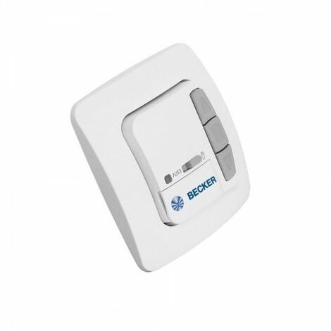 Interrupteur inverseur avec mémorisation MC42, filaire, encastrable, pour moteur volet roulant. - Becker - 40320000010.