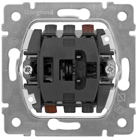 Interrupteur inverseur Legrand ne peut être éclairé, 10AX / 250 V