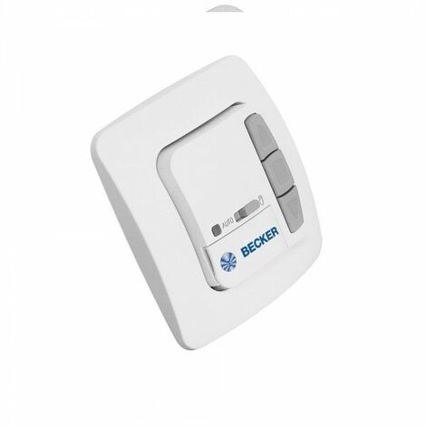 Interrupteur inverseur UC52 – Relais de commande intégré pour moteur de volet roulant – Alimentation 230V – IP20 – Encastrable L85,4 x l54 x H21,4 mm – Becker