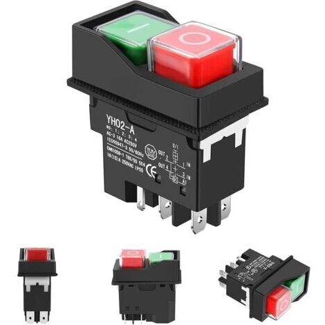 Interrupteur KJD17 à 5 broches 16 A 250 V pour bétonnière électrique