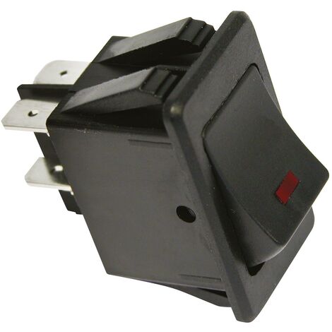 INTERRUPTEUR LED ROUGE 35A 12V