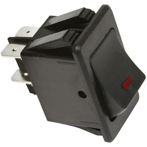 INTERRUPTEUR LED ROUGE 35A 12V