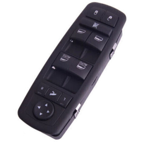 Interrupteur lève-vitre électrique principal gauche 56046826AE compatible Ram 1500/2500/3500, Chrysler 300, Dodge Journey