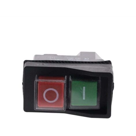 Interrupteur magnétique étanche, bouton marche/arrêt 4 broches, accessoires pour outils électriques 250 V 16 A, accessoires de remplacement de filtre