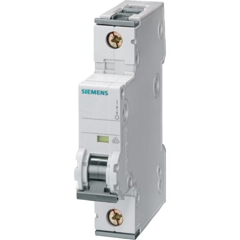 Interrupteur magnétothermique Siemens 1P 10A 6 ka Type C 1 Formulaire