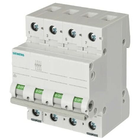 Interrupteur magnétothermiquer Siemens HORS 40A 400VAC 4 Pôles 5TL14400