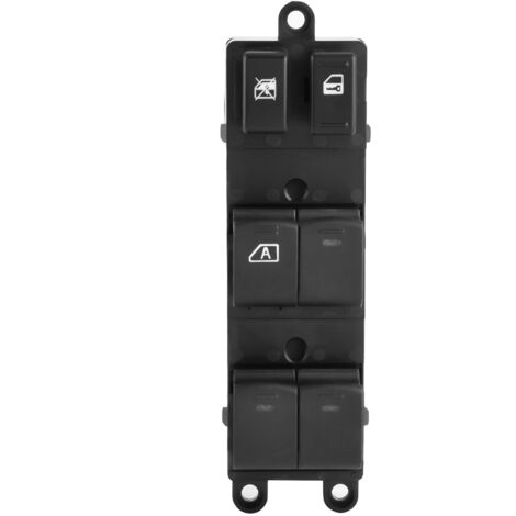 Interrupteur Maître Électrique de Vitre pour Nissan Armada Titan Crew Cab - Commutateur de Contrôle 25401-ZT10A, Noir ABS