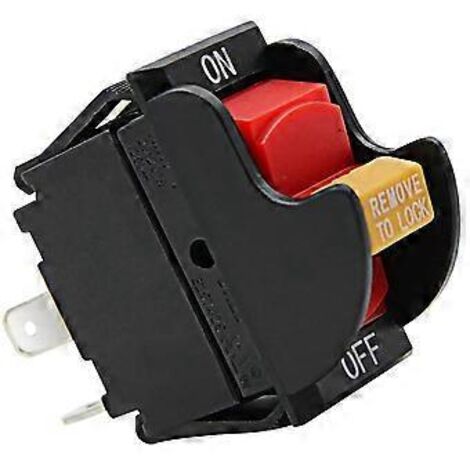 Interrupteur marche/arrêt de remplacement pour scie circulaire SW7A, compatible avec les références 489105-00, 1343759 et 400060680002, ainsi qu'avec la perceuse à colonne.