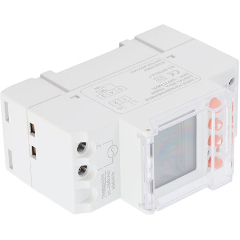 Interrupteur Minuterie Numérique LCD Programmable pour Maison Intelligente 30A 85-265V