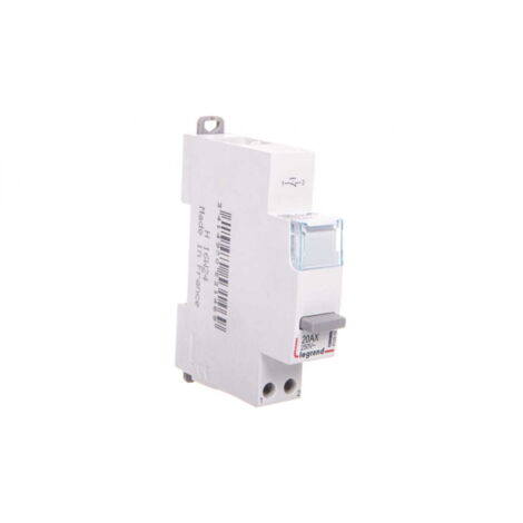 Interrupteur modulaire monostable 1R 20A 250V AC LP402 412909