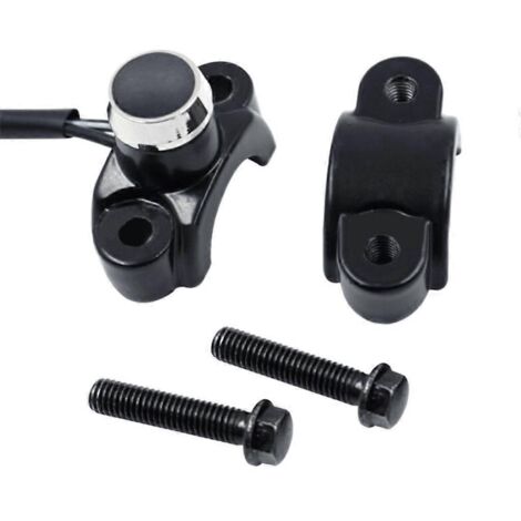 Interrupteur momentané de klaxon, phare et stroboscope à fixation sur guidon pour motos