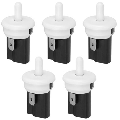 Interrupteur momentané pour porte de réfrigérateur (5 pièces) PBS-35 3A 250V CA, Pièces détachées pour réfrigérateur