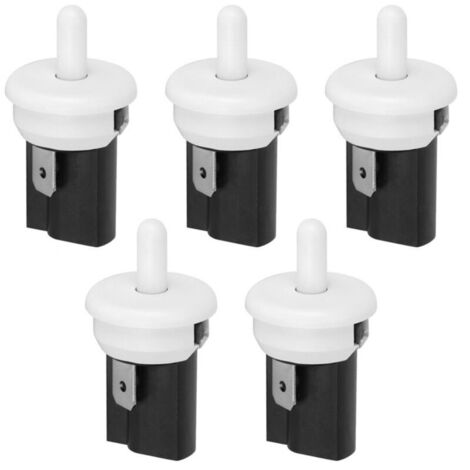 Interrupteur momentané pour porte de réfrigérateur (5 pièces) PBS-35 3A 250V CA, Pièces détachées pour réfrigérateur